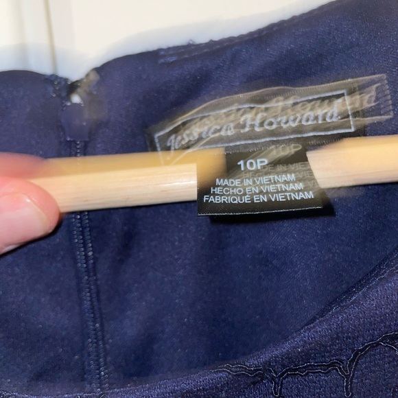 NWT Blue Lace Dress - Picture 2 of 3